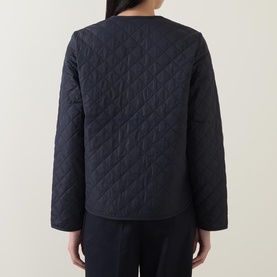 Cashel Collarless Quilted Jacket