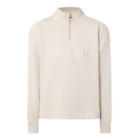 Sara Logo Half-Zip Sweatshirt