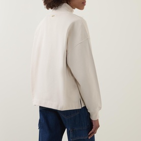 Sara Logo Half-Zip Sweatshirt