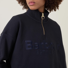 Sara Logo Half-Zip Sweatshirt