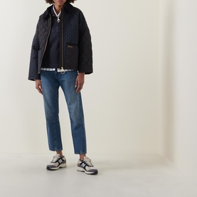 Sara Logo Half-Zip Sweatshirt