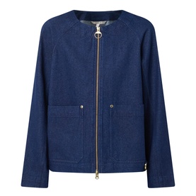 Saima Logo Denim Overshirt