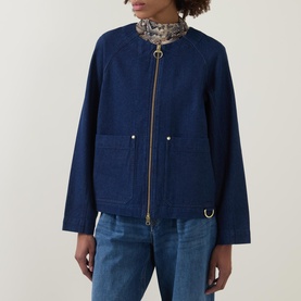 Saima Logo Denim Overshirt