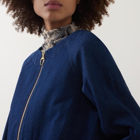 Saima Logo Denim Overshirt