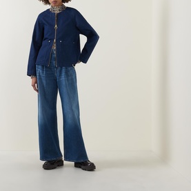 Saima Logo Denim Overshirt