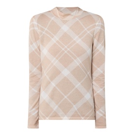 Savannah Check Knit Top