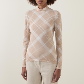 Savannah Check Knit Top