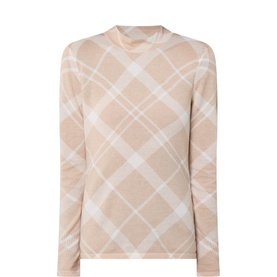 Savannah Check Knit Top