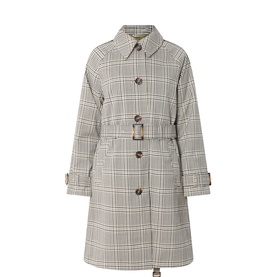 Maia Check Print Trench