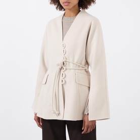 Lalou Knot Wrap Coat