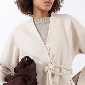 Lalou Knot Wrap Coat