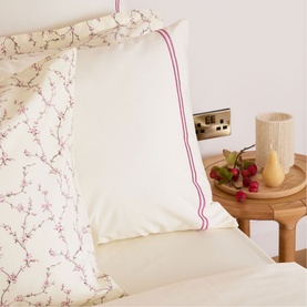 180 Thread Count Evelyn Buttermilk Fitted Sheet