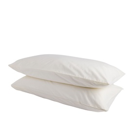 180 Thread Count Evelyn Buttermilk King Pillowcase Set