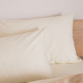 180 Thread Count Evelyn Buttermilk King Pillowcase Set