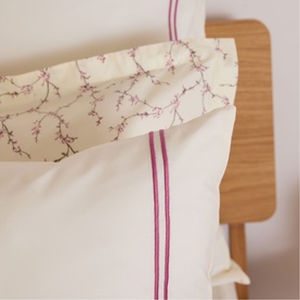 180 Thread Count Evelyn Buttermilk Pink Rolenio Pillowcase Set