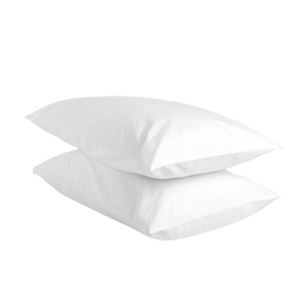 180 Thread Count Evelyn White Rolenio Pillowcase Set