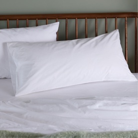 180 Thread Count Evelyn White King Pillowcase Set