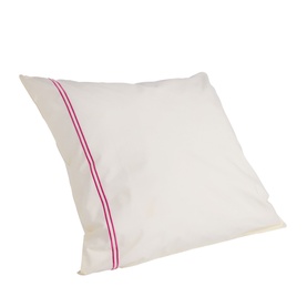 180 Thread Count Evelyn Buttermilk Square Pink Rolenio Pillowcase