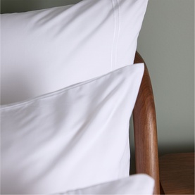 180 Thread Count Evelyn White Pillowcase Set