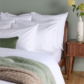 180 Thread Count Evelyn White Pillowcase Set