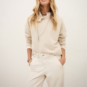 Corvy Cashmere Cropped Sweater