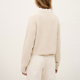 Corvy Cashmere Cropped Sweater