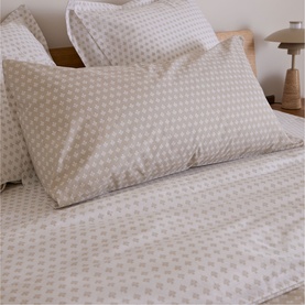 300 Thread Count Mia White King Pillowcase Pair