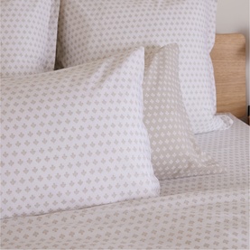 300 Thread Count Mia White King Pillowcase Pair