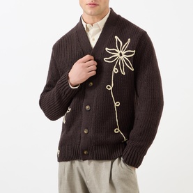 Mika Flower Knit Cardigan