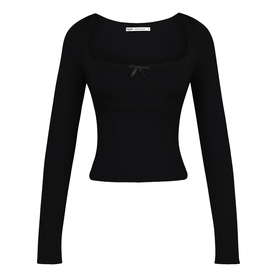 Corset Long-Sleeved Top