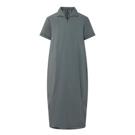 Cocoon Zip Shirt Dress