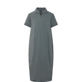 Cocoon Zip Shirt Dress