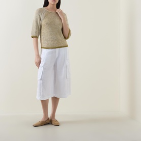 Two-Tone Knit Top