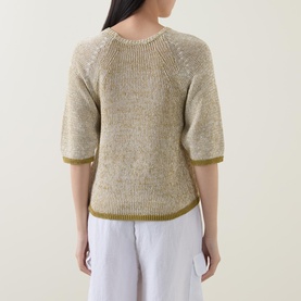 Two-Tone Knit Top