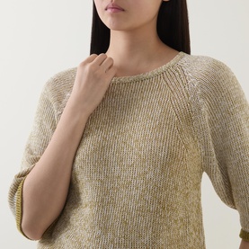 Two-Tone Knit Top