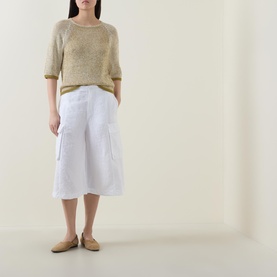 Two-Tone Knit Top