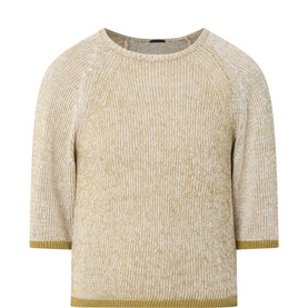 Two-Tone Knit Top