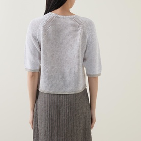 Two-Tone Knit Top