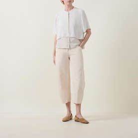 Layered Button Down Blouse