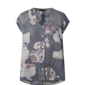 Abstract Print Blouse