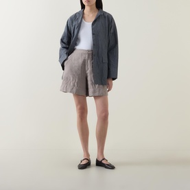 Linen Bermuda Shorts