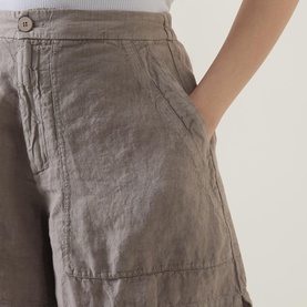 Linen Bermuda Shorts