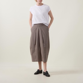 Solid Cocoon Skirt
