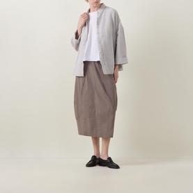 Solid Cocoon Skirt