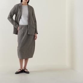 Tulip Pinstripe Skirt