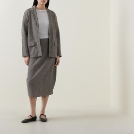 Tulip Pinstripe Skirt