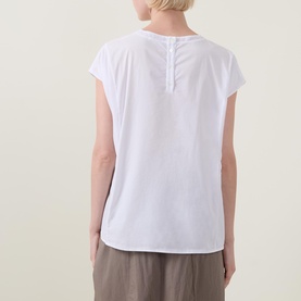 Solid Button T-Shirt