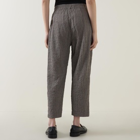 Pinstripe Tapered Trousers