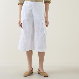 Cropped Cargo Trousers
