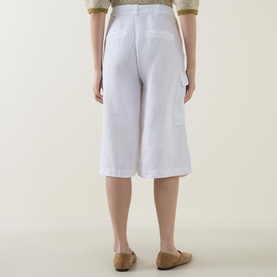 Cropped Cargo Trousers